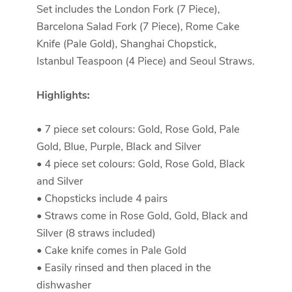 Articture Vibrant Set Flatware - Picture 6 of 7